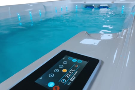 swim spa keypad